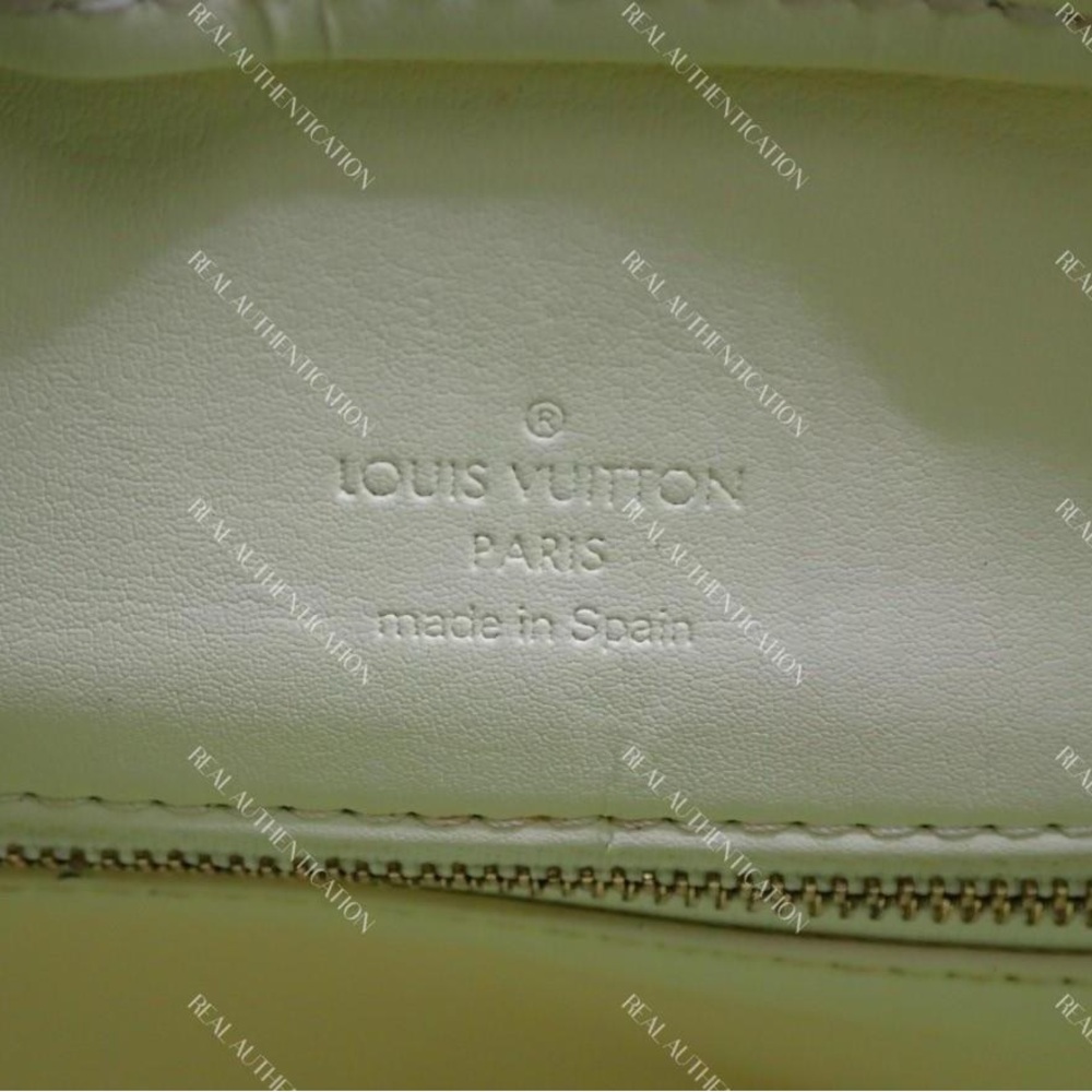 Louis Vuitton Monogram Vernis Yellow Houston Tote COA - Picture 15 of 16